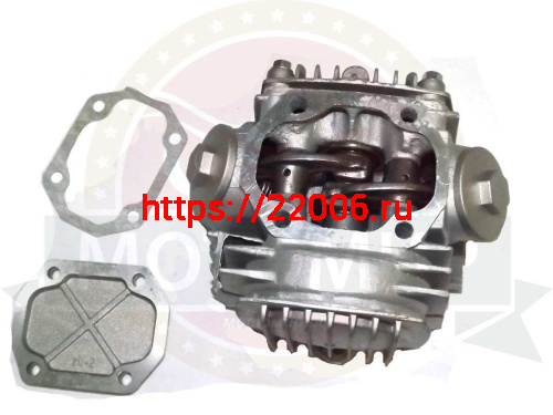 Головка цилиндра "Альфа, Zodiak" в сборе 39 мм (50см3) (клапана, распр., коромысло и т.д.)