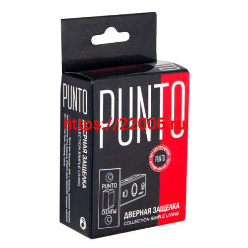 Защелка Punto (Пунто) врезная METL45-8 ( L45-8) CP хром фото 2