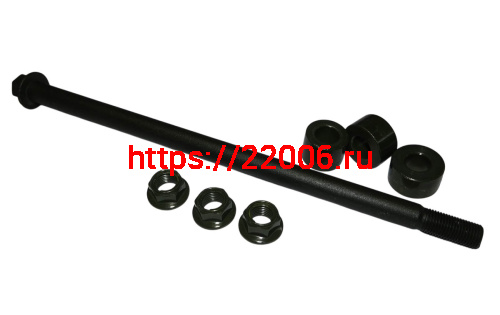 Ось заднего колеса (М14*1.5мм*304мм) сборе COBRA SRM (70080144+70070289+70070275+70070275+72020166)