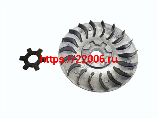 Шкив вариатора наружный YAMAHA JOG90 с шайбой