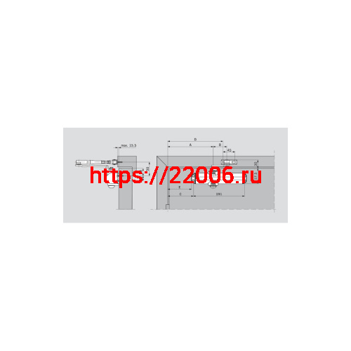 Доводчик Dorma (Дорма) дверной TS Compakt EN 2/3/4, с рычажной тягой, серый фото 4