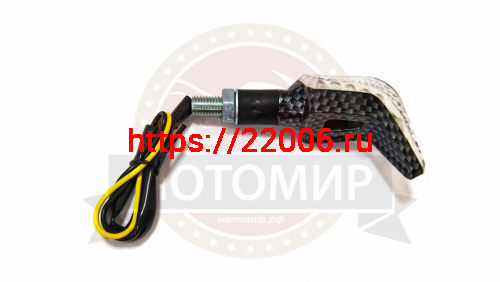 Боковой фонарь (LED) Мини 13  Перец Карбон (компл. - 1 пар) фото 3