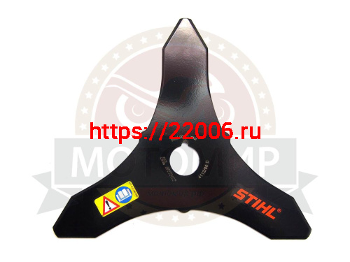 Нож мет. 250мм х 25.4мм х 3 зуба (FS80/87,85,90,100,125/250,130,350) (4112 713 4100) STIHL Нож мет. 250мм х 25.4мм х 3 зуба (FS80/87,85,90,100,125/250,130,350) (4112 713 4100) STIHL