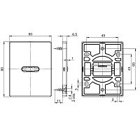 Накладка Fuaro (Фуаро) на сувальдный замок ESC.S-auto.RL/K.486 (ESC 486-S.auto RL) ABG-6 зелёная бронза (1шт.)