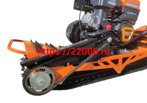 Мотосноуборд ИСКРА-2, вариатор TAV2-40, двигатель LIFAN KP270 10 л.с., фара, тормоз фото 7