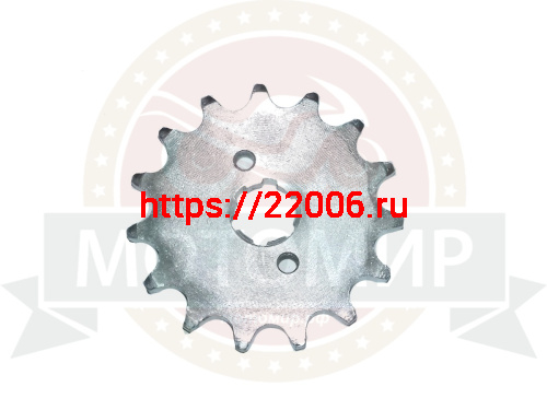 Звезда 15 зуб. (520) (d18-20, 2х34) цепи, ведущая (НАБОР) фото 2