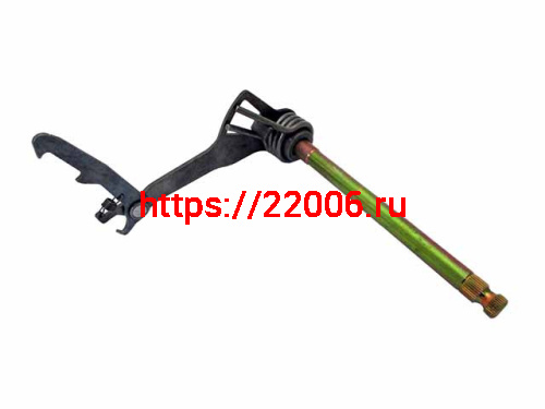 Вал переключения передач в сборе двиг. LF110,120, YX140 (кикстартер)
