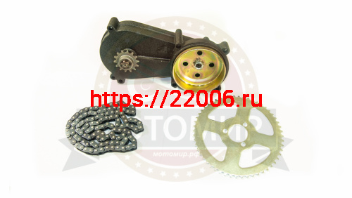 Редуктор 139F-2 с автом. сцеплением (3 к 1, + звезда 54 T8F, + цепь 116 T8F в компл ) Редуктор 139F-2 с автом. сцеплением (3 к 1, + звезда 54 T8F, + цепь 116 T8F в компл )