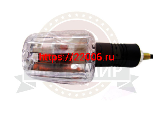 Боковой фонарь (BF-15) Мопед белое стекло квадратный (компл. 4 шт) (кол-во в упак. 200 шт.)