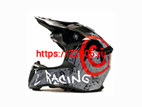 Мотошлем VIRTUE MD-902 Кросс черный матовый с серым граффити (M) Мотошлем VIRTUE MD-902 Кросс черный матовый с серым граффити (M)