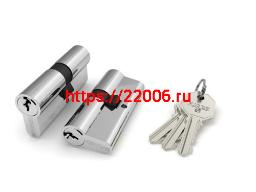 Цилиндровый Fuaro (Фуаро) механизм 100 CA 75 mm (30+10+35) CP хром 3 кл. Цилиндровый Fuaro (Фуаро) механизм 100 CA 75 mm (30+10+35) CP хром 3 кл.