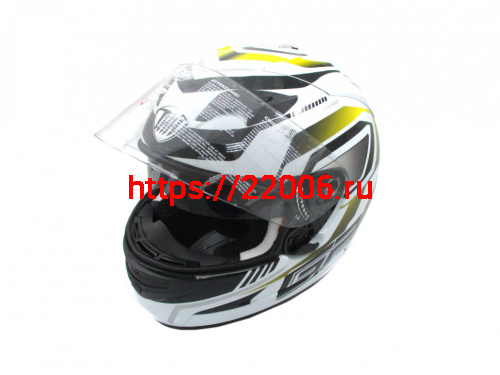 Мотошлем THH TS-42 №11 white/fluo yelow (XXL)
