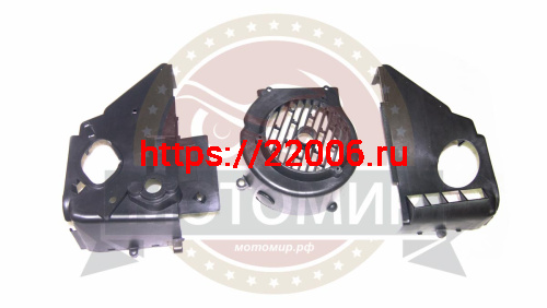 Кожух охлаждения цилиндра 4х такт. в сборе GY6-125/150 см3 152QMI, 157QMJ (+кожух крыльчатки 94695) фото 3