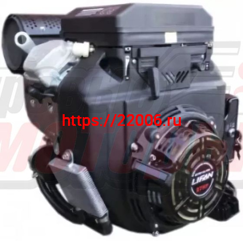 Двигатель LIFAN 27 л.с. 2V78F-2A PRO (бенз,эл+ручн.ст-р)+полн.компл+катушка 240Вт; S-вал(прямой 25мм)