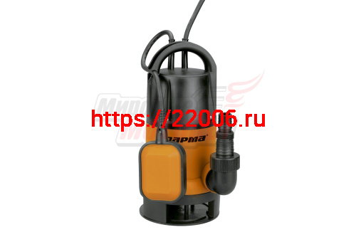 Насос Парма НД- 900/35П погр. дренажн 900Вт, 8,5м, 235л/мин Насос Парма НД- 900/35П погр. дренажн 900Вт, 8,5м, 235л/мин