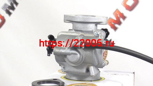 Карбюратор NIBBI Racing PE28FL (SP), реком.двиг. 50-100 см3 (вход/выход 29 и 49 мм) фото 4