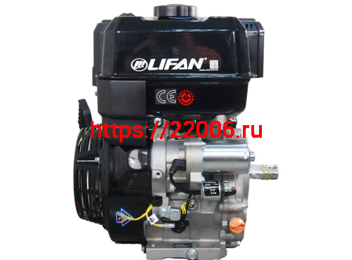 Двигатель LIFAN 20 л.с. KP 460E (вал d25 мм) ЭЛ.СТАРТЕР, с катушкой освещения 12В 18А 216Вт, релерег фото 5