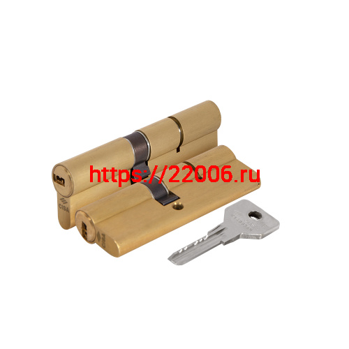 Цилиндровый Cisa (Чиза) механизм ASIX OE300-22.00 (100 мм/30+10+60), ЛАТУНЬ