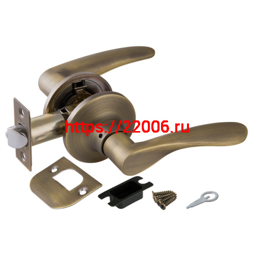 Ручка Punto (Пунто) защелка DK620 MAB-PS (6020 MAB-P) (без фик.) мат. бронза