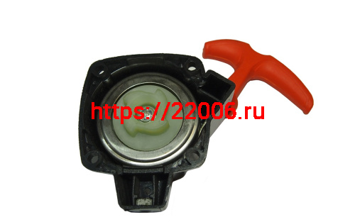 Стартер мотокосы 26 в сборе (4 зацепа) плавный пуск Стартер мотокосы 26 в сборе (4 зацепа) плавный пуск