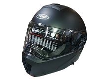 Шлем модуляр YM-929_3 "YAMAPA", (подбородок откидывается) TRANSFORMER, черный матовый, разм. M  NEW