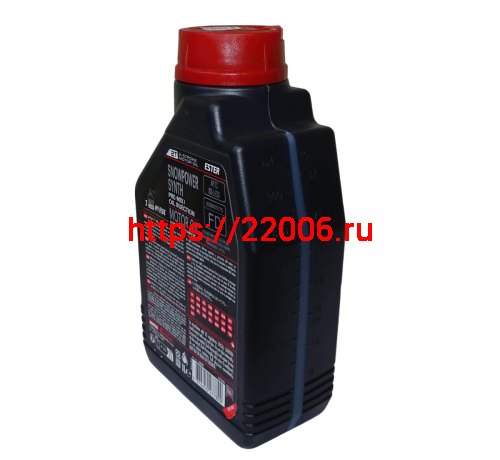 Масло MOTUL Snowpower SYNTH 2Т,  API TC, JASO FD синтетика для снегоходов  (1литр) 108209 фото 2