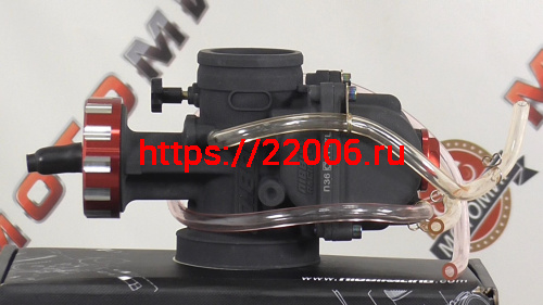 Карбюратор NIBBI Racing PWK36 (YJ), реком.двиг. 250-450 см3 (вход/выход 36 и 63 мм) (от 20 шт)