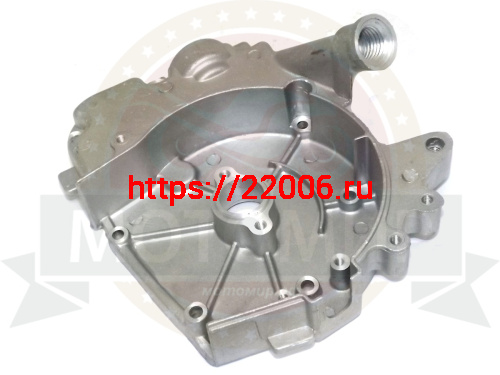 Крышка картера правая  GY6-50 коленвала (маслощуп) QT-4, -10