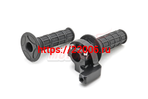 Ручки руля TTR 50-250 (правая + левая короткоходая с катушкой)(ПАРА) 120*28*20