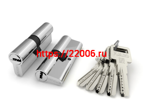 Цилиндровый Fuaro (Фуаро) механизм R600/90 mm (40+10+40) CP хром 5 кл. Цилиндровый Fuaro (Фуаро) механизм R600/90 mm (40+10+40) CP хром 5 кл.