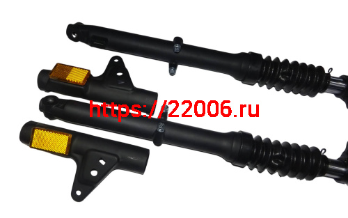 Вилка телескопическая передняя TRICKLER 2 в сборе (барабанный тормоз) фото 2 Вилка телескопическая передняя TRICKLER 2 в сборе (барабанный тормоз) фото 2