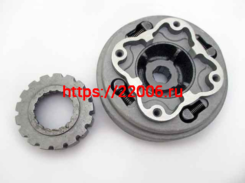 Сцепление в сборе 153FMI/154FMI/1P56FMJ (эл.стартер) 3 диска