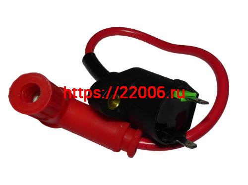 Катушка зажигания, 2х контактная, X-MOTOS (L00E010) Катушка зажигания, 2х контактная, X-MOTOS (L00E010)