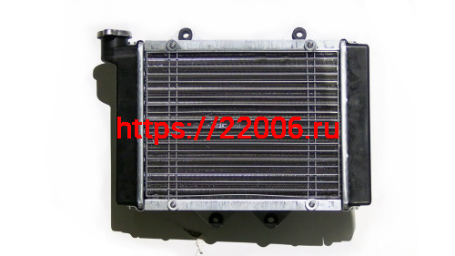 Радиатор охлаждения трицикл 350 см3 (тосол) в сборе с вентиллятором фото 3