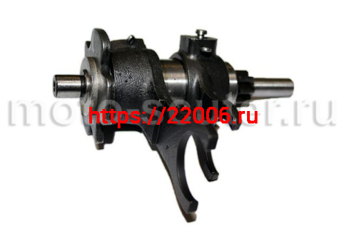 Вал переключения передач с вилочками Муравей