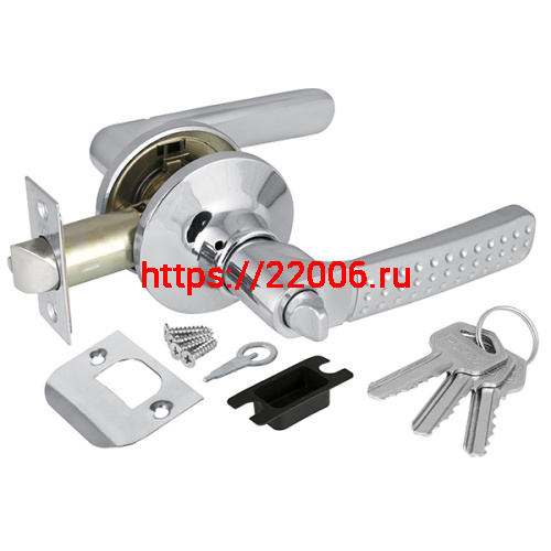 Ручка Punto (Пунто) защелка DK626 CP-ET (6026 CP-E) (кл./фик.) хром