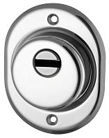 Броненакладка Armadillo (Армадилло) на ЦМ/сквозн. крепл. (от вырывания, 33 мм) ET/ATC-Protector 2-33CP-8 Хром