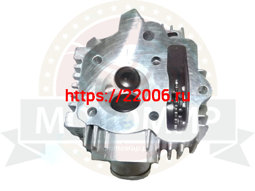 Головка цилиндра "Альфа, Zodiak" в сборе 39 мм (50см3) (клапана, распр., коромысло и т.д.) фото 4