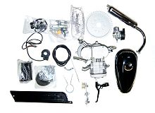 Двигатель 80см3 (веломотор, полный комплект для установки)