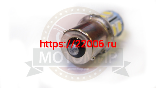 Лампа светодиодная (LED) 12V  (BA15S)  10W (R10) боковой фонарь Альфа, Zodiak (НАБОР) фото 2