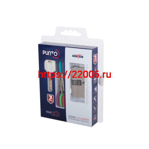 Цилиндровый Punto (Пунто) механизм MaxPro7000Key70mm(30+10+30) GR графит 7key фото 2