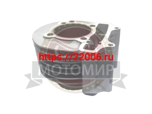 Цилиндр в сборе с поршнем 4-х такт.скут.(175см3) 61,00мм 157QMJ (пал D15mm+) 57 мм между шпильками фото 3