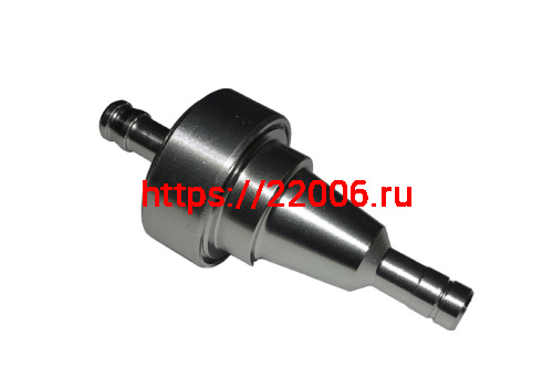 Фильтр топливный ЭКСКЛЮЗИВ в МЕТАЛЛ корпусе серебристый (HF9005)