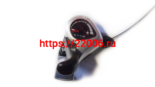 Шифтер Shimano Tourney, SL-TX50-LN, левый, 3 скорости, трос 1800мм, ESLTX50LFBT Шифтер Shimano Tourney, SL-TX50-LN, левый, 3 скорости, трос 1800мм, ESLTX50LFBT