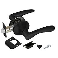 Ручка Punto (Пунто) защелка DK620 BL-PS (6020 BL-P) (без фик.) черный