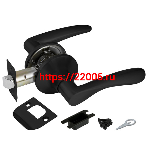 Ручка Punto (Пунто) защелка DK620 BL-PS (6020 BL-P) (без фик.) черный Ручка Punto (Пунто) защелка DK620 BL-PS (6020 BL-P) (без фик.) черный