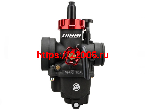 Карбюратор NIBBI Racing PE24 (YJ), реком.двиг. 50-125 см3 (вход/выход 24 и 46 мм) фото 4