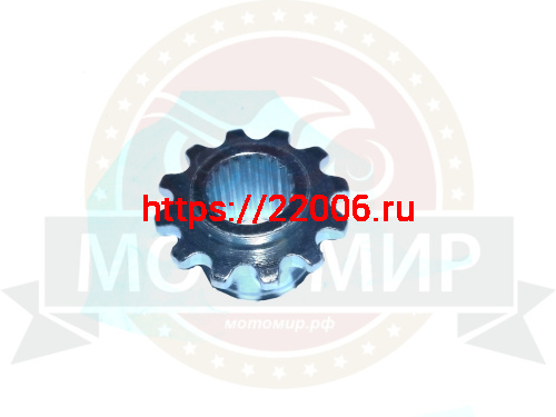 Звезда 12 зуб. эл.стартера 1Р39 (малая) фото 2 Звезда 12 зуб. эл.стартера 1Р39 (малая) фото 2