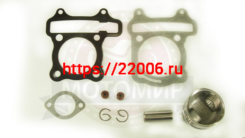 Цилиндр в сборе с поршнем 4-х такт. скутер (100см3 Тюнинг) 50,00 мм (под шпильки 125 см3) фото 3