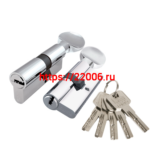 Цилиндровый Punto (Пунто) механизм Z3002Knob120(55+10+55) с вертушкой CP хром